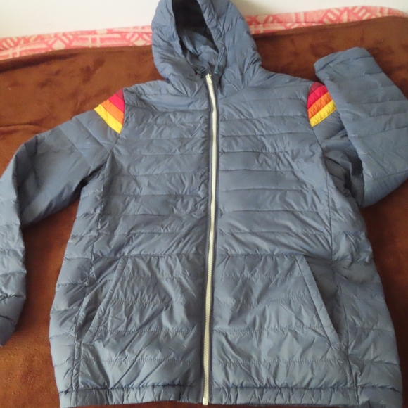 Marine Layer x Lost & Found Rare Multicolor Zippered hooded Jacket Size M - Picture 1 of 7